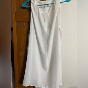 Cato white shear tank top sz 26/28